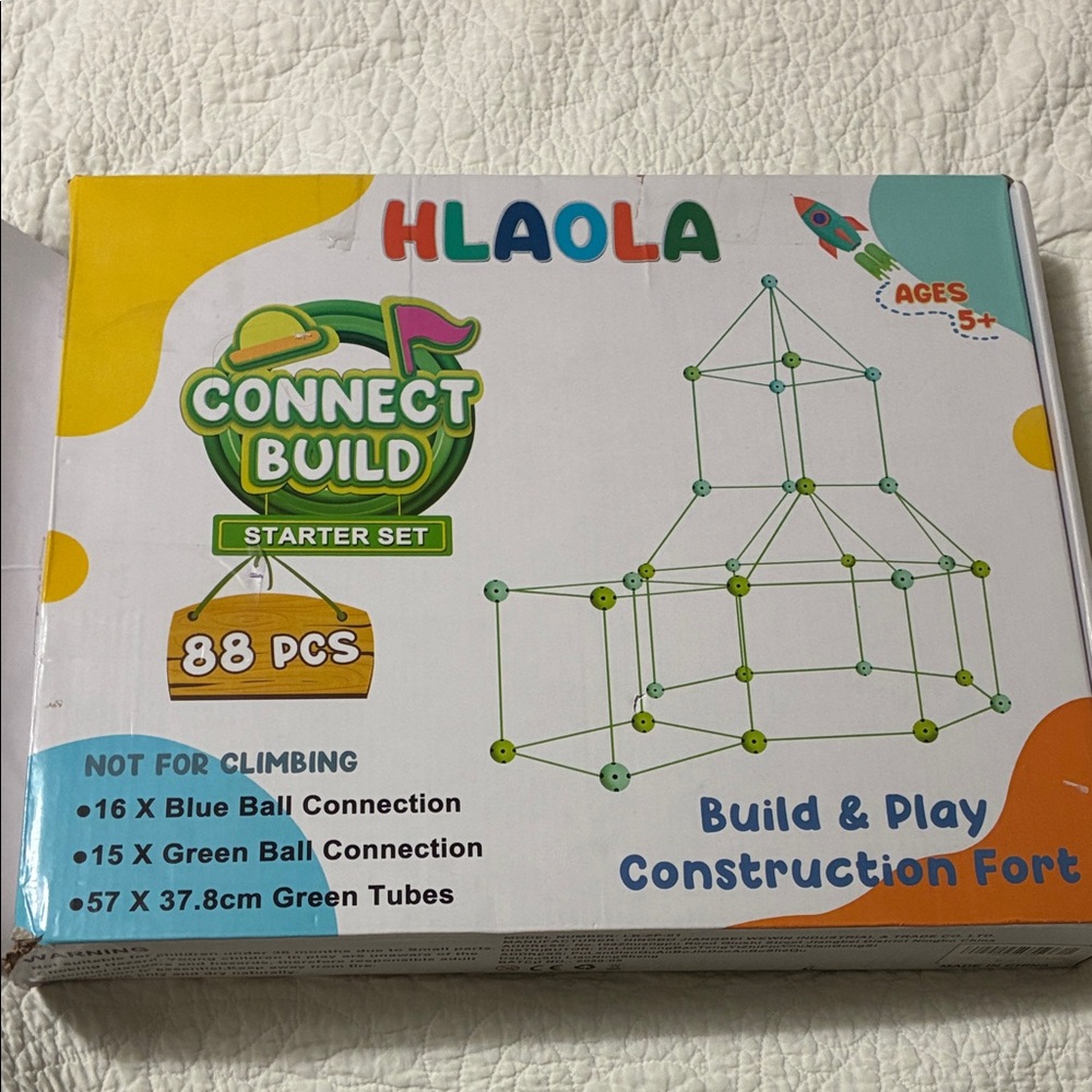 Connect Build Starter Set - 88 Pcs - Green and Blue